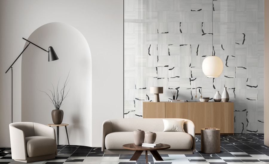 An abstract take on checkerboard patterns