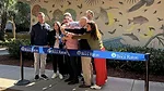 Artaic Sugar Sand Park Mosaic Mural Ribbon Cutting