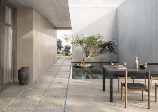 Casalgrande Padana Lithos Collection Outdoor Patio