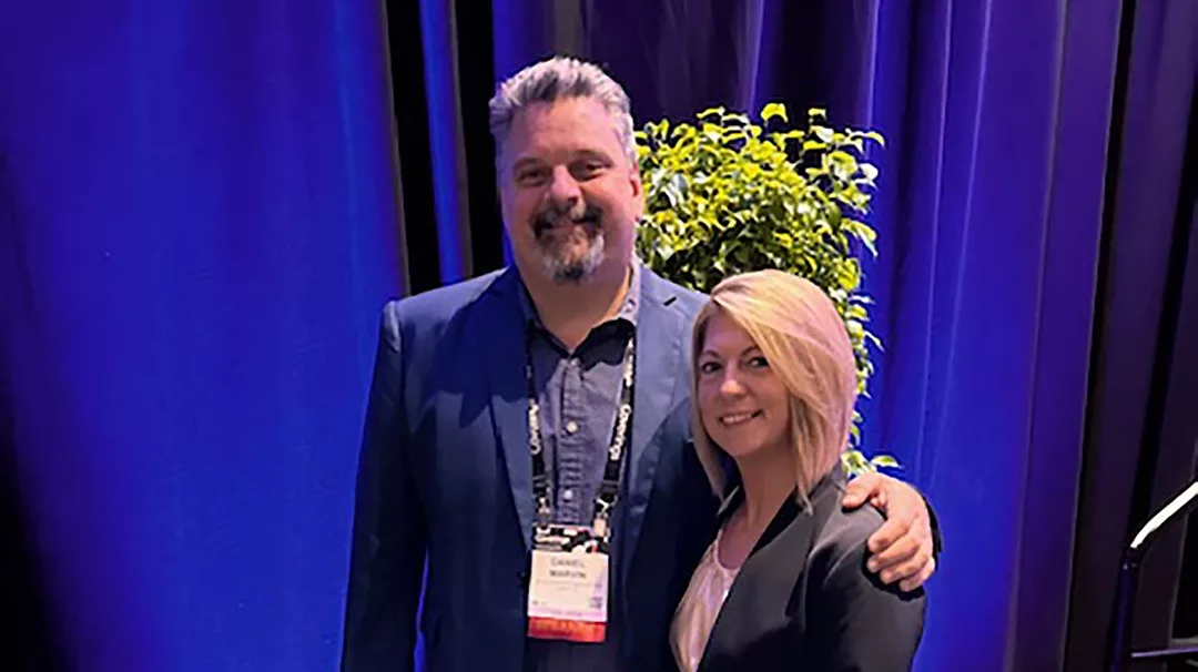 Dan Marvin and Kali Pharand from Schluter Systems