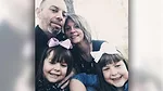 Kali Pharand with husband and daughters