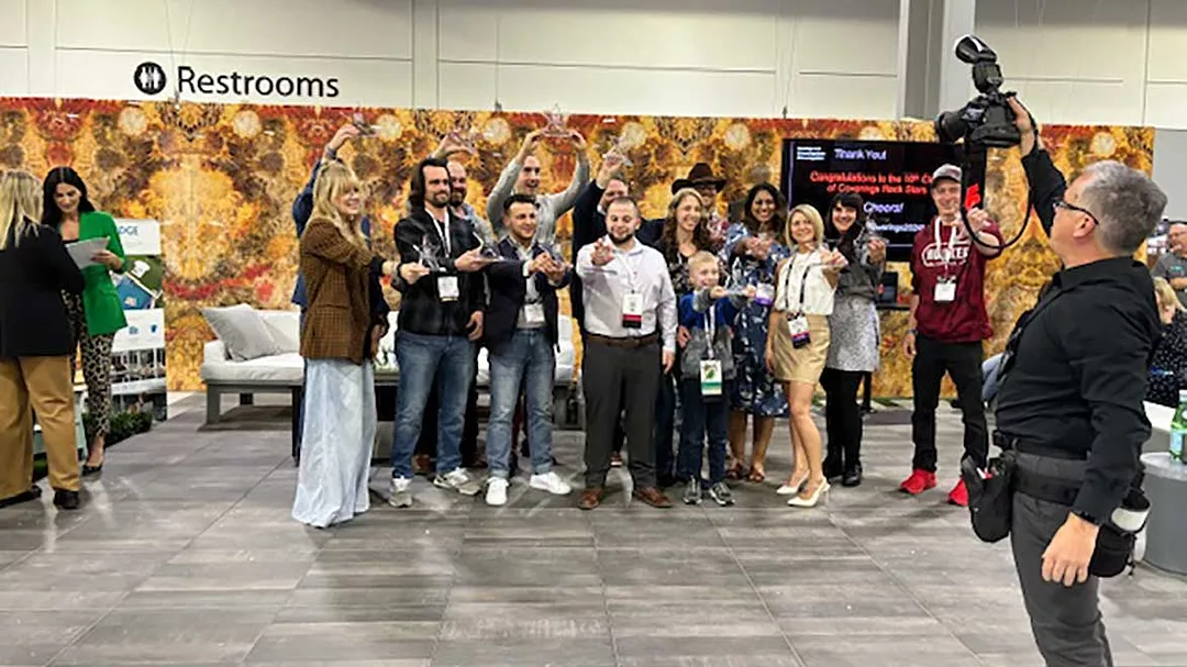 Kali Pharand and Coverings Rock Stars 2024 Group Photo