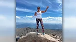Marcette Gordon on top of Mt. Holy Cross in Colorado