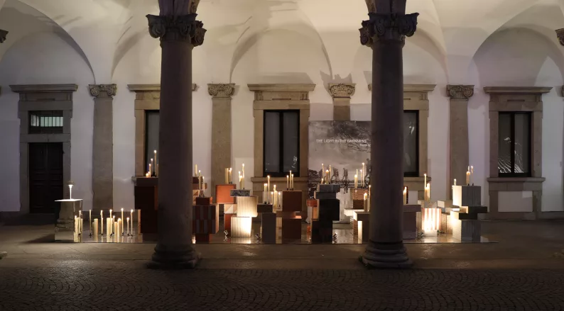 Tile of Spain "Light in the Darkness" exhibit Milan Design Week