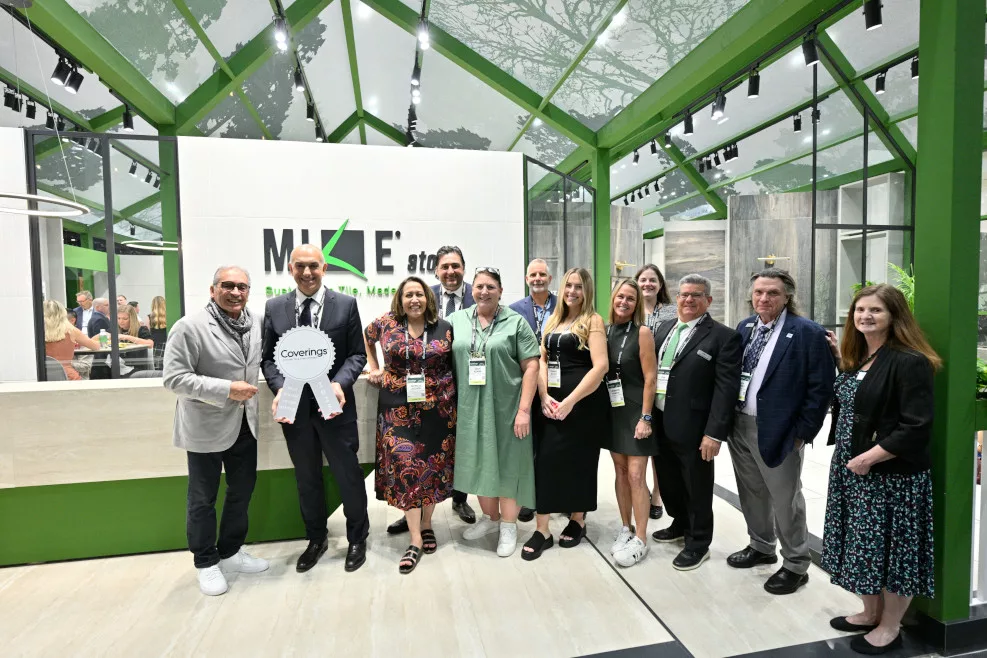 MILEstone distributed by Florim USA Best Booth Award at Coverings