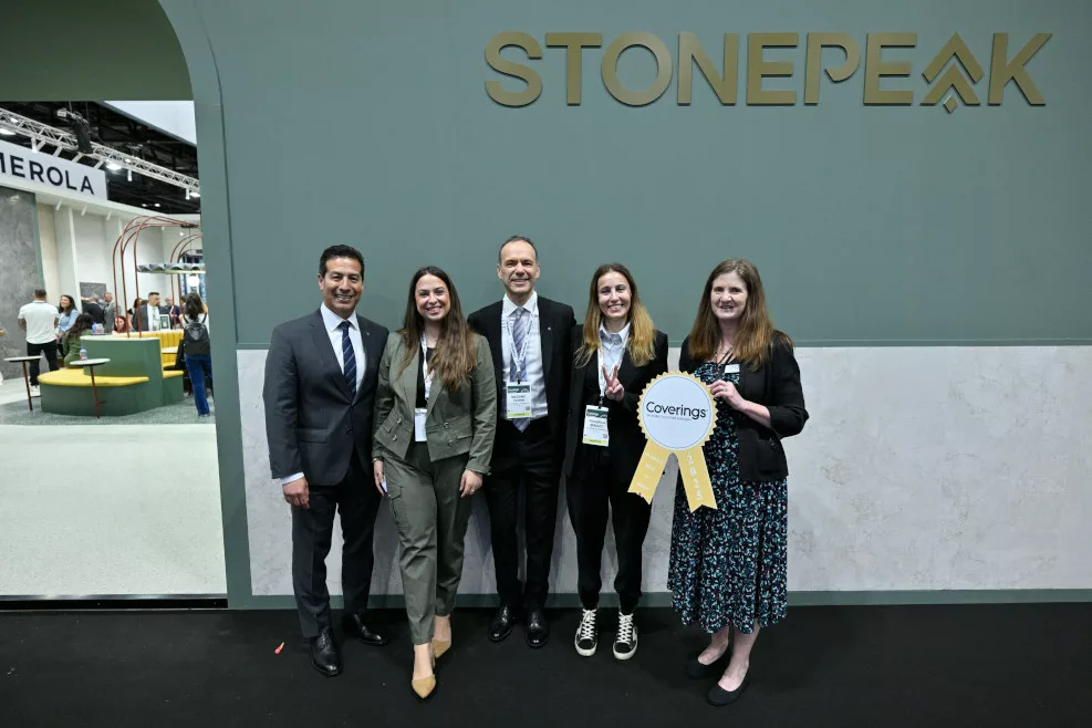 Stonepeak Ceramics Best Booth at Coverings