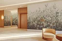 Artaic’s Sintered Glass Tile in Wildflower in the new Clementine Colorway