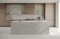 Cosentino Sensa Ketzia kitchen waterfall island