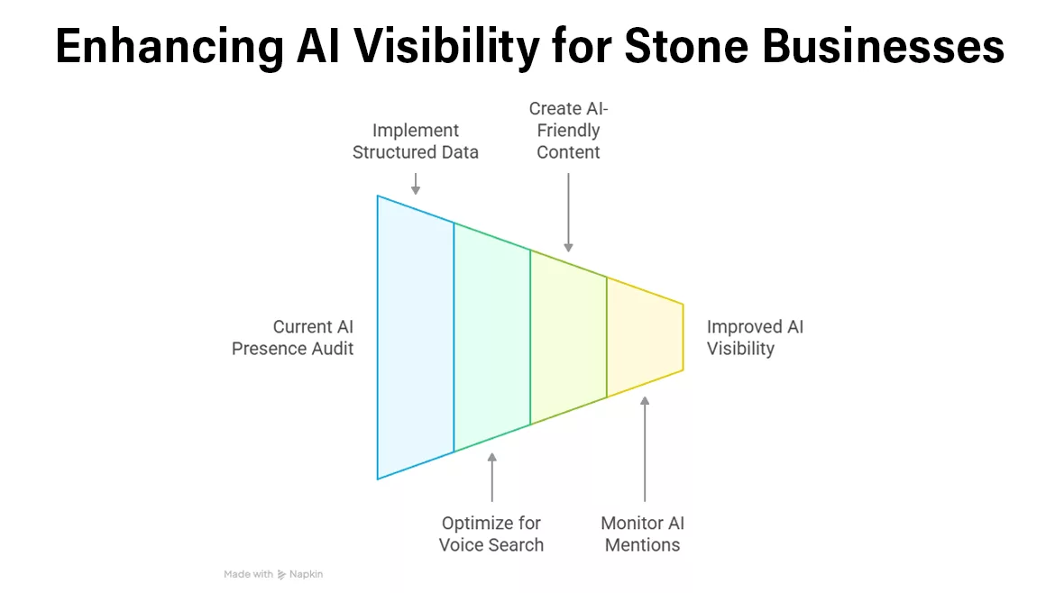 Enhancing AI Visibility for the Stone Business Chart