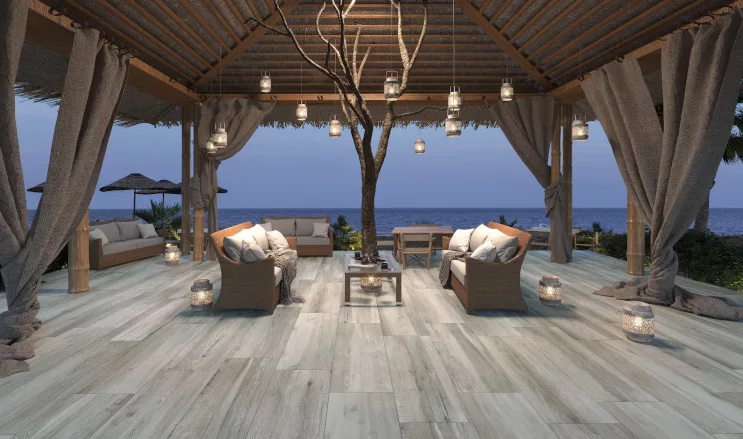Arizona Aequa Anti-Slip Paver in outdoor patio setting