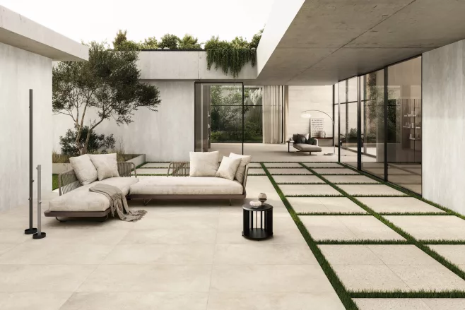 Caesar Ceramiche Civic collection outdoor patio setting