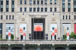 Front of The Mart with NeoCon signs