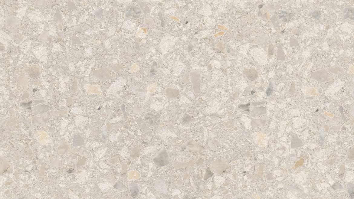 a close-up of a material that appears to be terrazzo tile