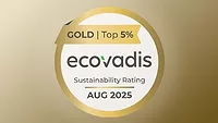 Ecovadis Award logo Ecovadis Award 2025 logo