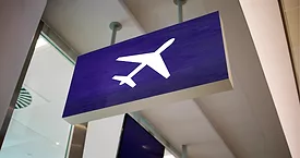 Airplane sign