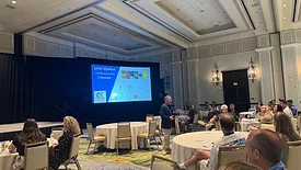 John DiJulius addresses room at StoneBiz on the Beach
