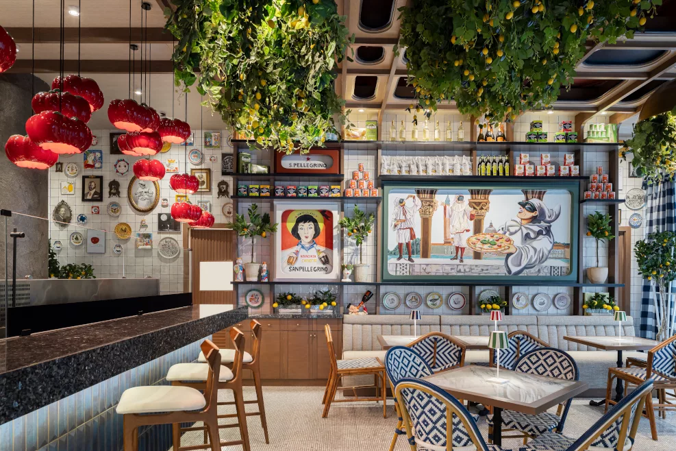 Caruso Restaurant Interior Design