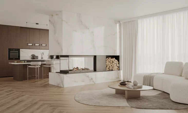 Onyx Pearl Livingroom with Forest Fusion