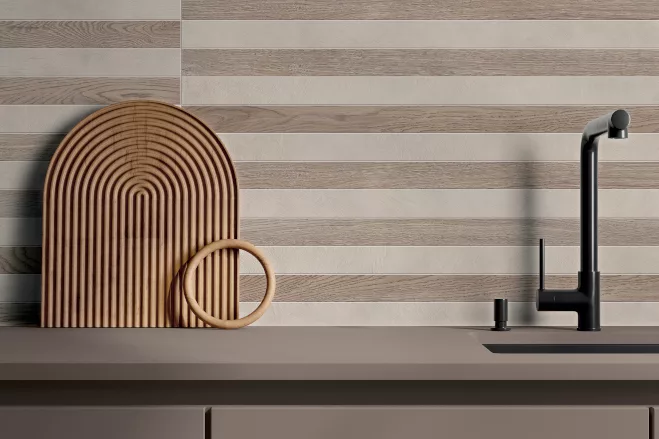 Flaviker Palette Collection, backsplash wall, color: sand