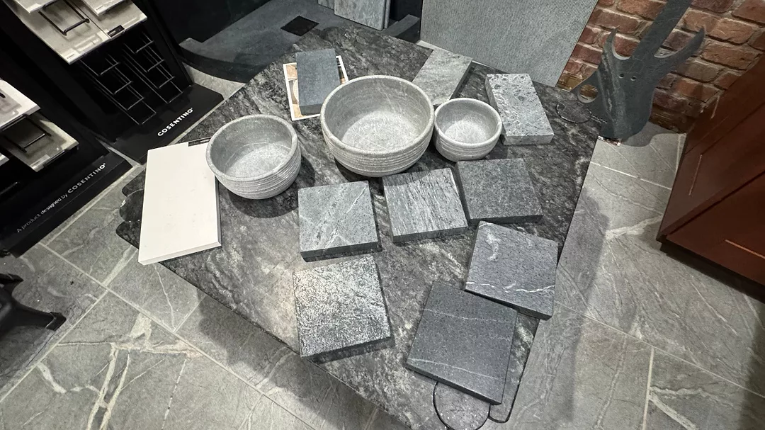 Soapstone Display at M. Teixeira Soapstone