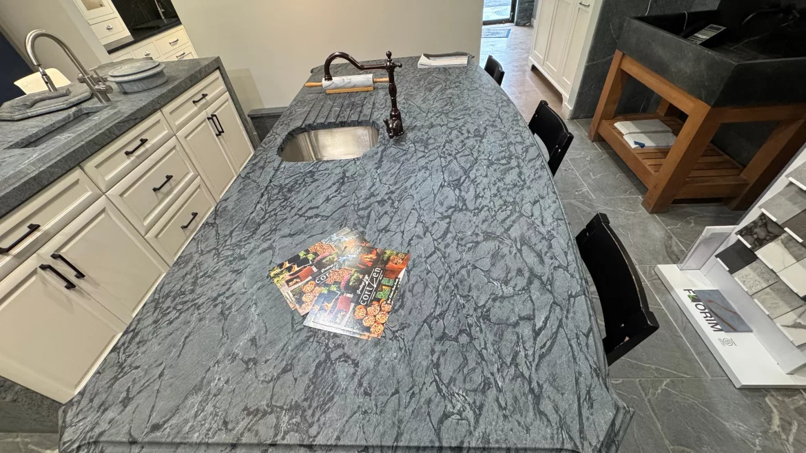 Soapstone Countertop in Showroom