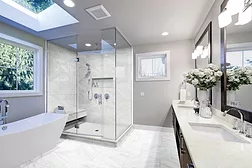 Daltile Artsy Collection Bathroom Scene