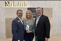Daltile presenting 2025 Daltile Elite Statements Partners Of The Year to Design House team