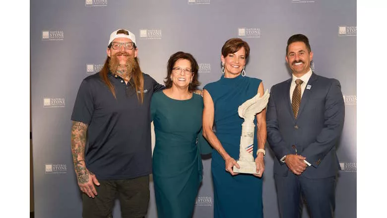 Karla Forest receives David Fell Spirit of Service Award