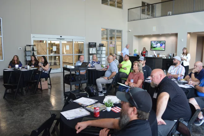 Fabricators sitting at Stone Industry Education event in Nashville, TN
