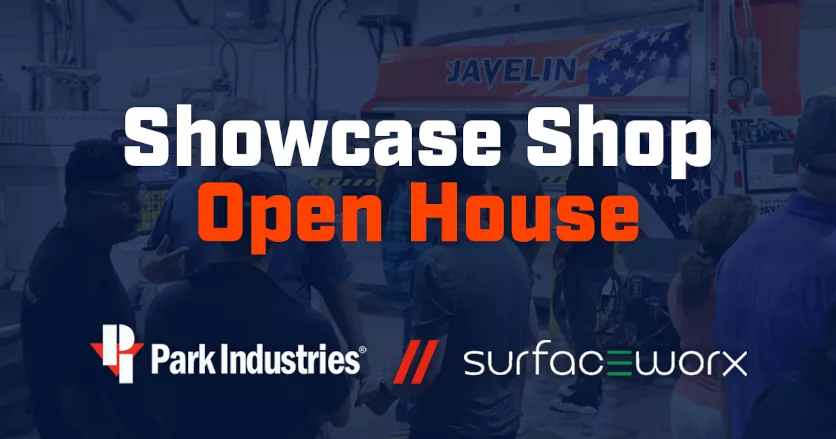 Park Industries Open House with SurfaceWorx Graphic