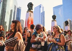 NeoCon Happy Hour Outside The Mart