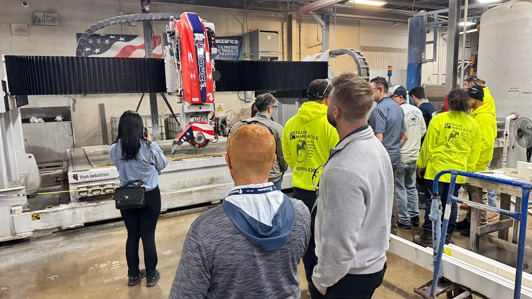 Park Industries Saberjet running at Atlas Marble & Granite