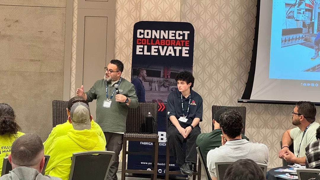 Richie Falconi, and his son Giovanni, of Falco Marble & Granite Speaking at FABX 2026