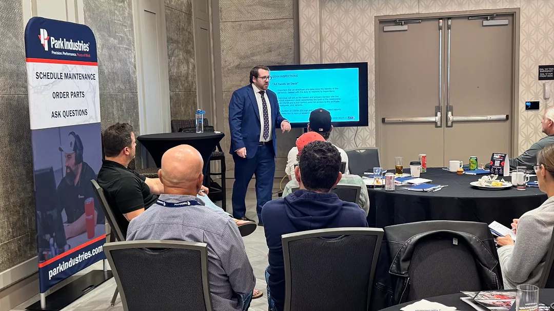 Joseph Sine of Cohen Seglias shared the latest on OSHA compliance and reducing risk in the shop