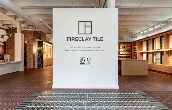 Fireclay Tile Chicago Showroom Interior Entrance
