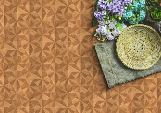 Florida Tile Lotus Collection wood-look resembling a leaf