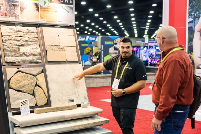 Stone Display at Hardscape North America 2025