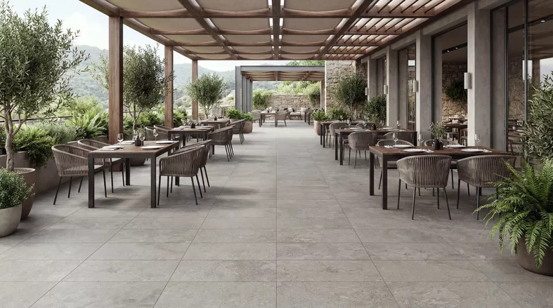 Emser Expanse Dynamix on patio flooring
