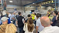 Fabricators in American Floor Covering's Shop for SFA Connecticut Workshop