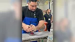 Cameron DeMille of MB Stone Care giving demonstration at SFA Connecticut Workshop