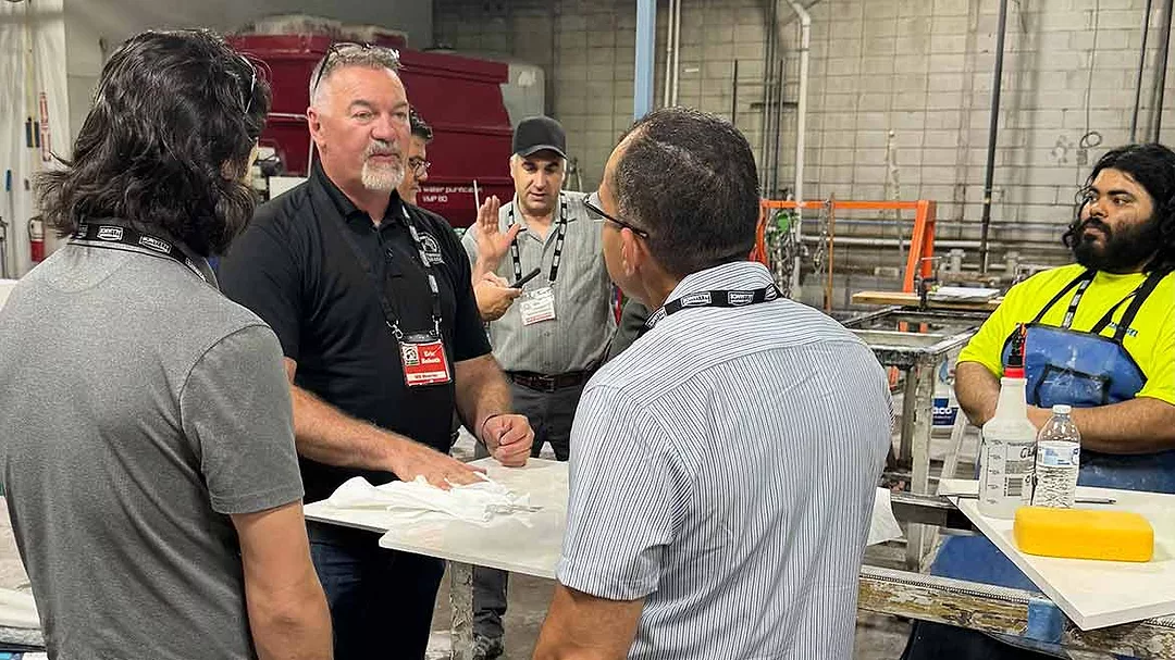 SFA Director Eric Rolseth was hands on with a FillaChip demo.
