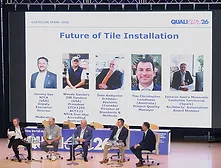 Panel on future of tile installation at Qualicer 2026
