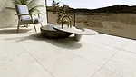 Silque Ice as patio flooring