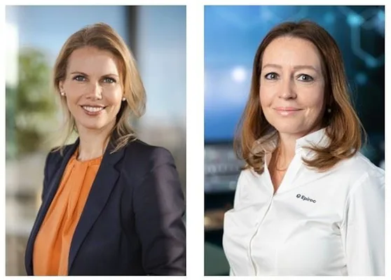 Ulrika Areskog Lilja and Katarina Nilsson Epiroc Management Ulrika Areskog Lilja and Katarina Nilsson