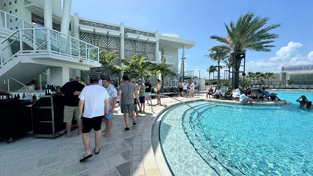The Poseidon Experience Pool Happy Hour