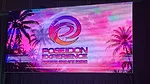 The Poseidon Experience Graphic on Big Screen in Ballroom