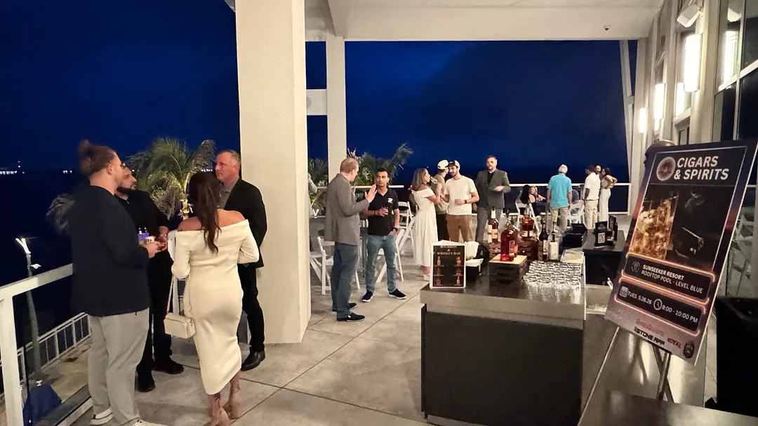 The Poseidon Experience Cigars and Spirits Night Cap Reception