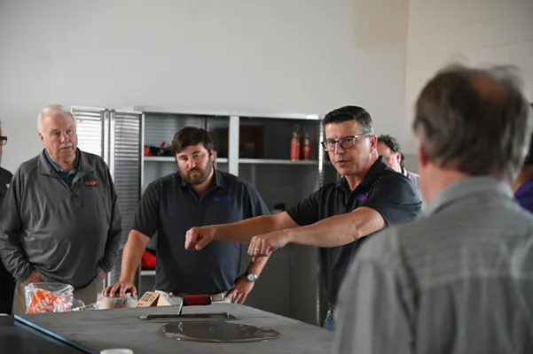 Product demonstration at Keene Training Facility