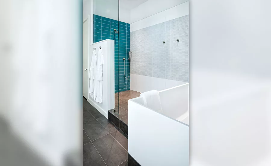 American Olean glass solid tile