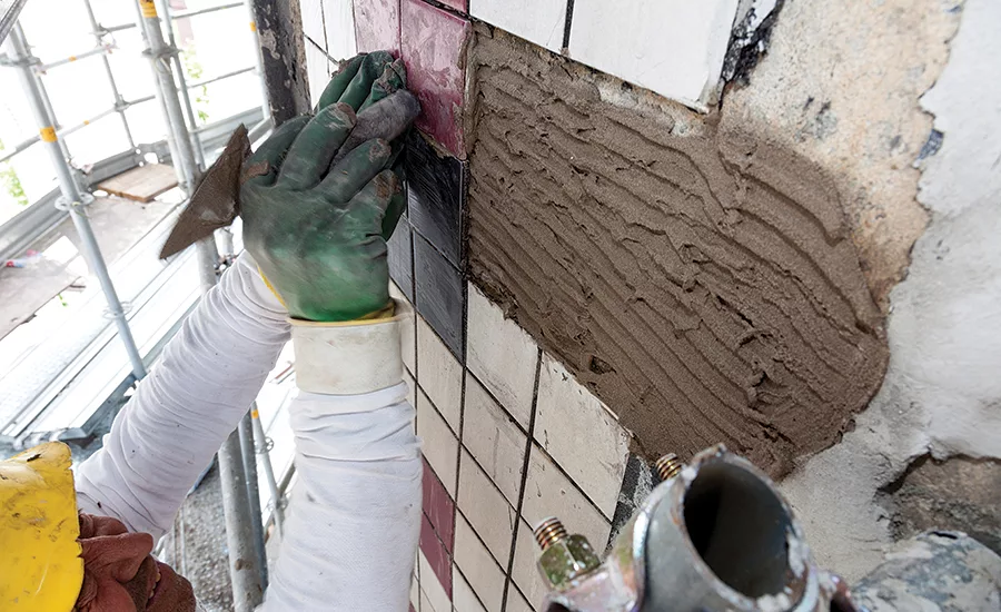 Restoring a colorful landmark